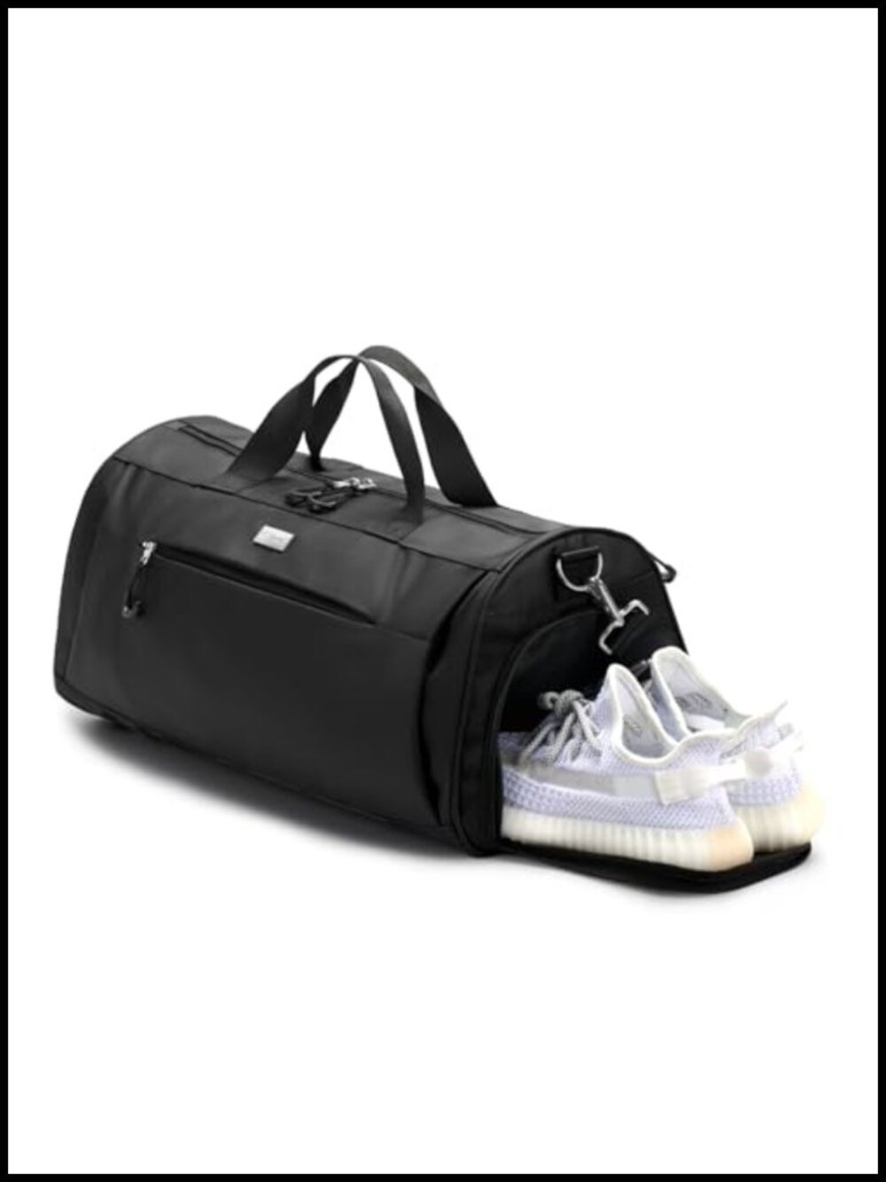 Unisex Duffel Gym Bag with Shoe Compartment & Wet Pocket, 35L Travel Sports Bag